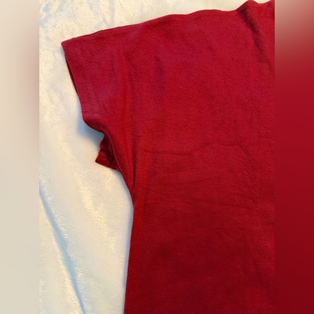 Burgundy Women's Top - Picture 6 of 8